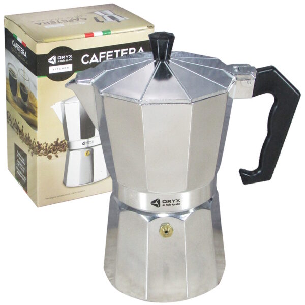 Cafetera de Aluminio Oryx 6 pocillos