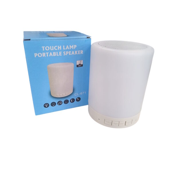 Parlante Velador Recargable Bluetooth 4"