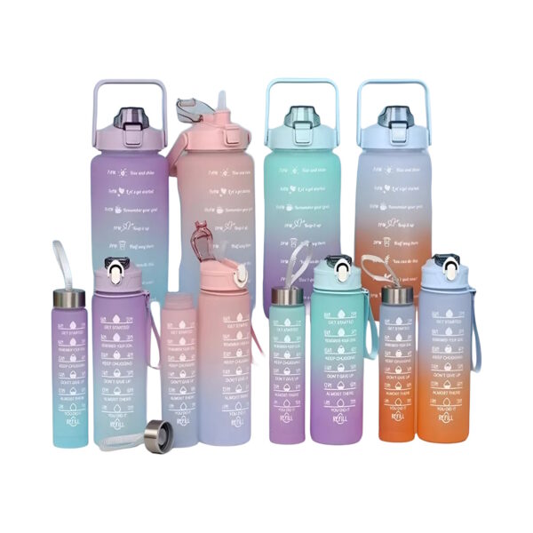 Botella Motivacional Sport Set X 3 2lts+900ml+300ml