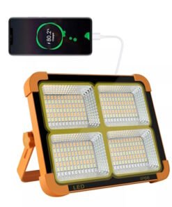 Reflector Solar Recargable con Linterna y Power Bank - AF-386