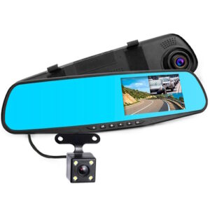 Espejo retrovisor con camara delantera y trasera