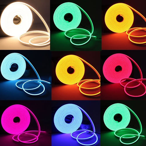 Tira Led Neon RGB 5m con control
