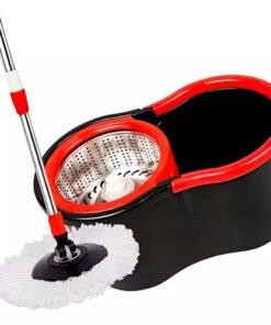 Mopa giratoria con centrifugador de metal y desagote
