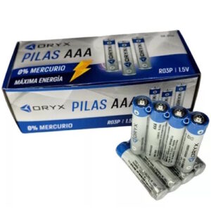 caja de 60 pilas oryx AAA