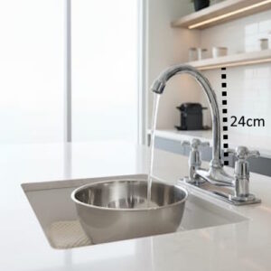 Griferia Canilla Cromada doble comando 876