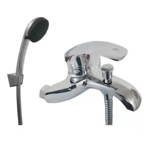 Griferia Ducha Canilla Monocomando Baño Metal Duchador Transferencia 873