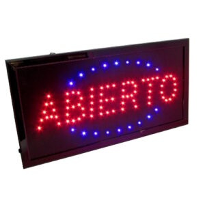 Cartel de abierto Led