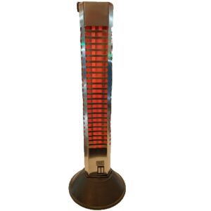 Estufa de cuarzo 2 velas METAl