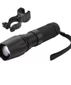 Linterna tactica usb y 12v con soporte para bici/arma af-626