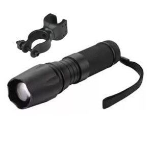 Linterna tactica usb y 12v con soporte para bici/arma af-626