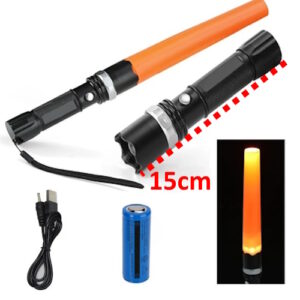 Linterna tactica con baliza usb af617