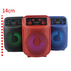 Parlante 3" 1349 con luz usb sd fm bluetooth