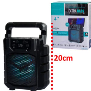Parlante 4" 1393 con luz usb sd fm bluetooth