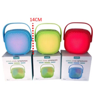 Parlante 3" 1942 con luz usb sd fm bluetooth