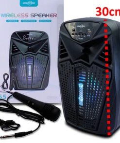 Parlante 6.5" 2046 con luz microfono usb sd fm bluetooth