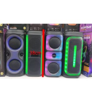 Parlante doble de 4" luces RGB