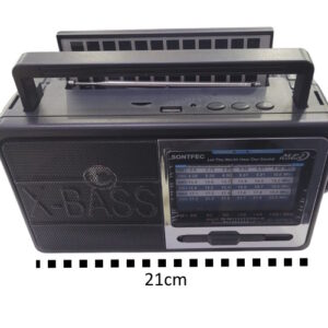 Radio am fm usb sd bluetooth recargable solar usb 780