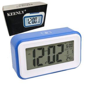 Reloj a Pila Retroiluminado Con Alarma Temperatura Fecha y Dia