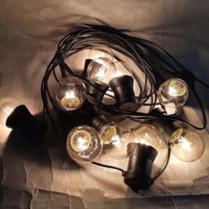 Guirnalda 10mts con 10 focos led exterior