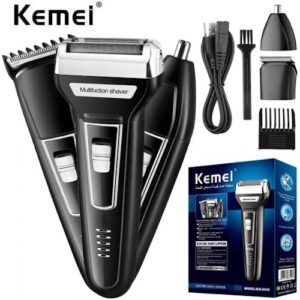 Afeitadora Corta Pelo 3 en 1 Nariz Recargable Usb KEMEI