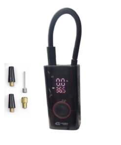 Compresor inflador de auto moto pelota bicicleta recargable con linterna