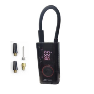 Compresor inflador de auto moto pelota bicicleta recargable con linterna