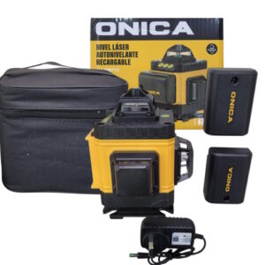 Nivel laser autonivelante con 2 baterias recargables