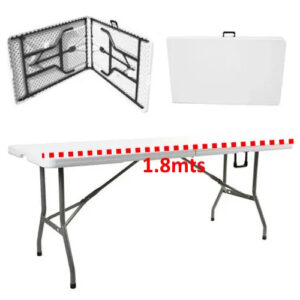 Mesa plegable 1.8mts de ancho