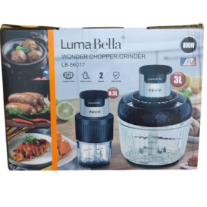 Picador Eléctrico a 220v Lumabella doble 0.5lts y 3lts (viene un solo motor)