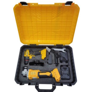 Alternative view of Kit Inalambrico De Amoladora Y Taladro OMEGA