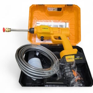 Hidrolavadora inalámbrica con 1 BATERIA GRANDE en valija plastica accesorios