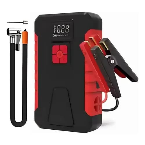 Compresor arrancador de auto recargable