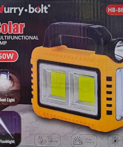 Linterna recargable USB solar powerbank  8678