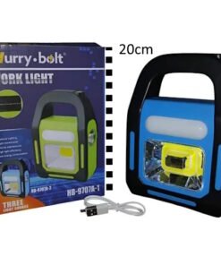 Linterna recargable USB solar powerbank 9707