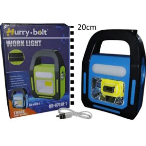Linterna recargable USB solar powerbank 9707