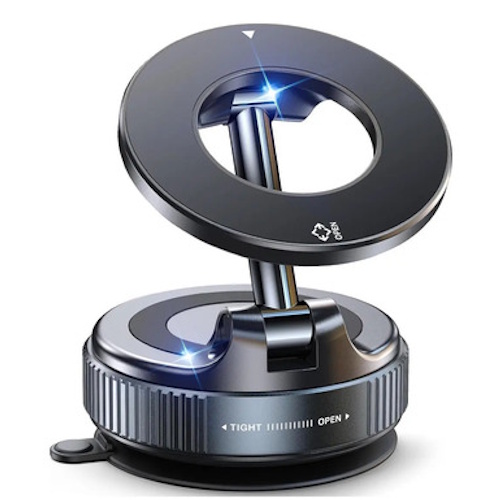 Soporte Magnético para Auto con Ventosa y LED