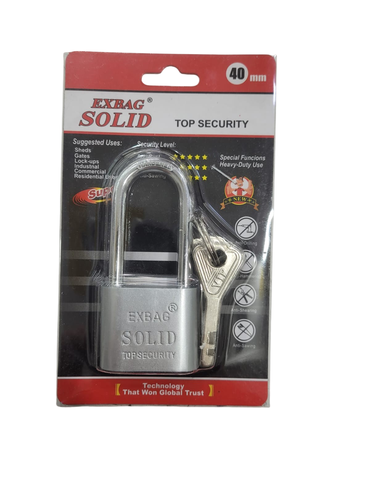 Candado 40mm cod:AA-6040 7163