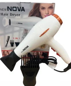 Secador de pelo con pico y accesorios