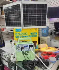 Estación de energía solar X-TIGI EM200 con panel solar